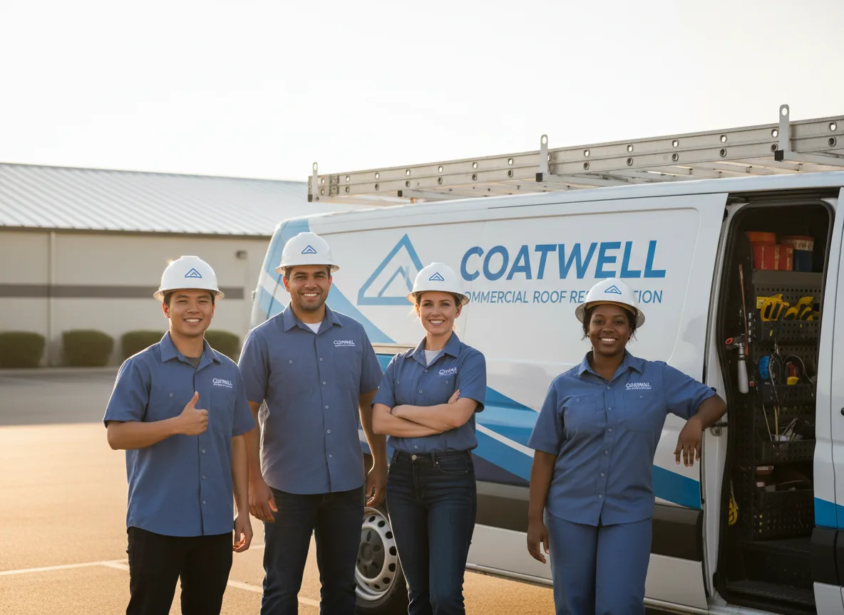 Commercial roof coating company in Rexford, KS